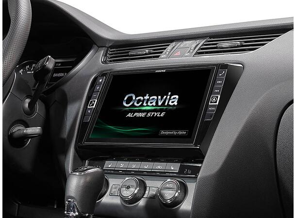 Alpine X901D-OC3 Premium Skoda Octvia 3 9" skjerm DAB+ 4x50W BT, USB, HDMI, Flac